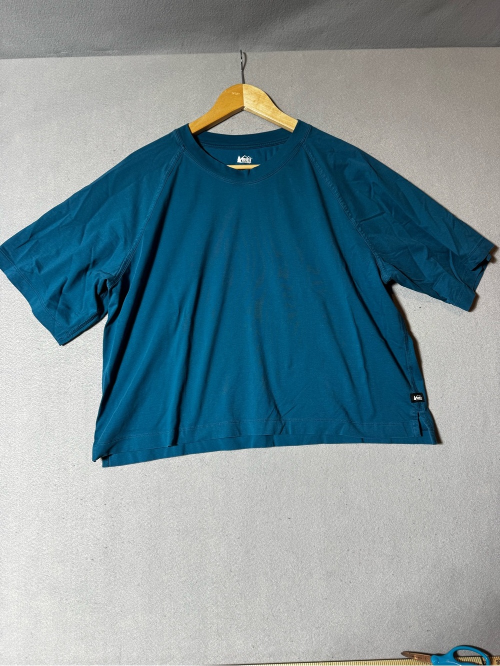 Rei Co-op Women’s Teal Performance Short-Sleeve Shirt Size L